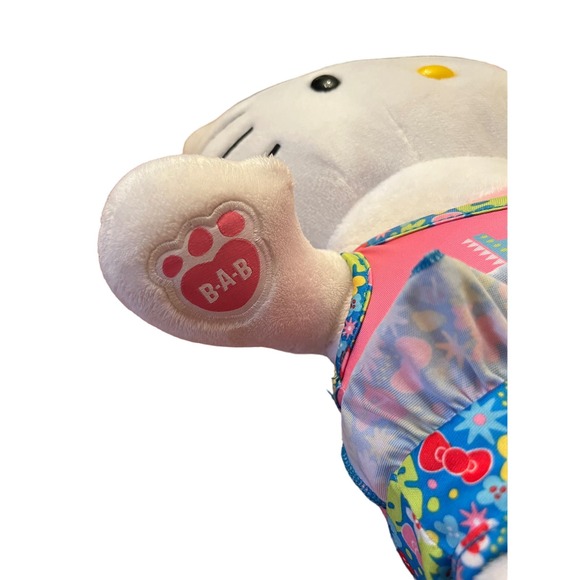 Build a Bear Hello Kitty Sanrio Summertime Plush with Swimsuit and Bow - Picture 3 of 13